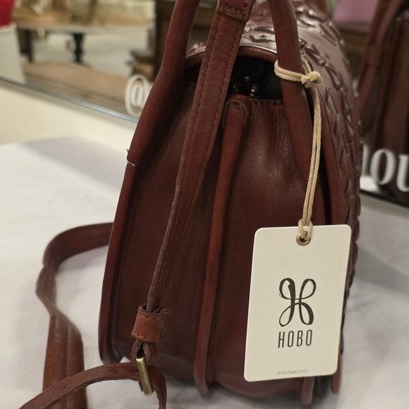 Hobo Kiva Large crossbody in Chestnut 100% genuine Leather - Picture 4 of 8